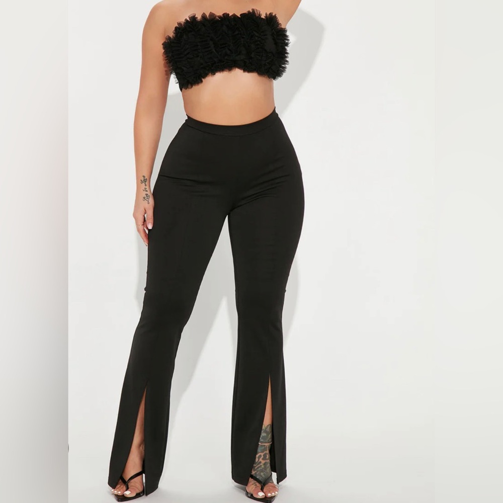 Getting Caught Pant Set - Black
